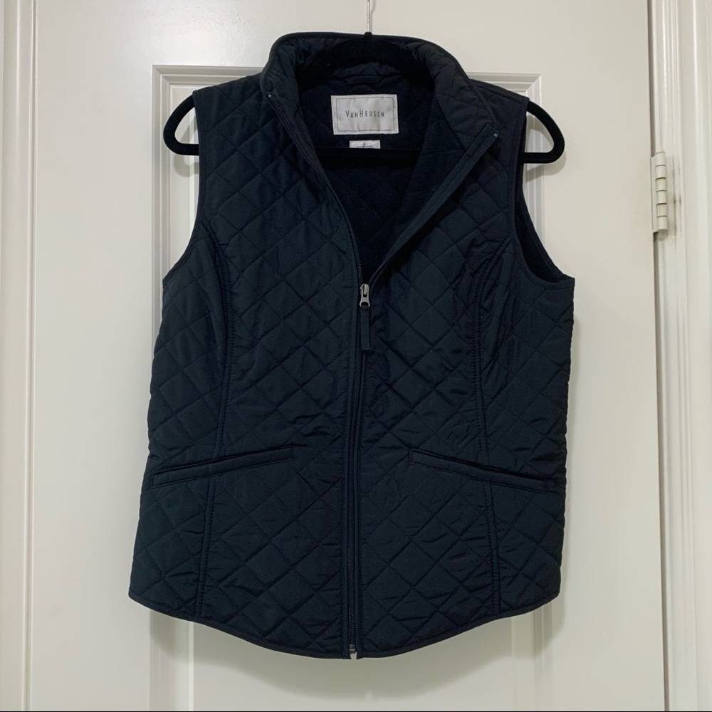 [Sold] Van Heusen Black Vest - Size M